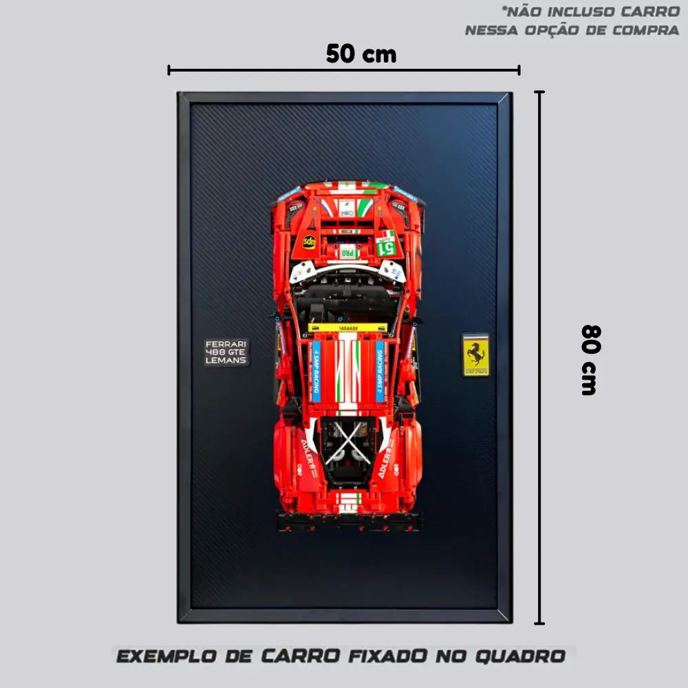 Quadro Expositor - Ferrari 488 GTE