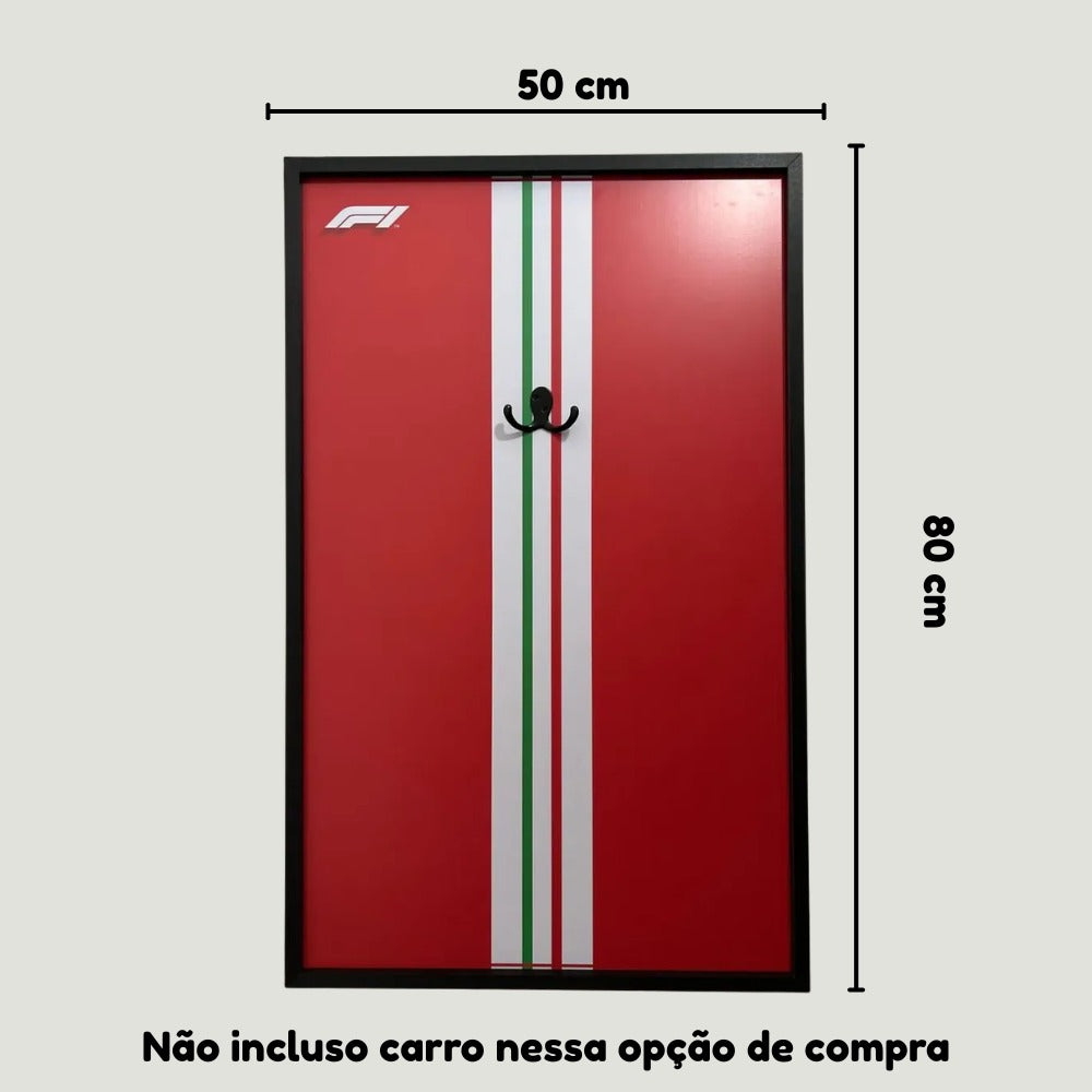 Quadro Expositor - Fórmula 1 Ferrari