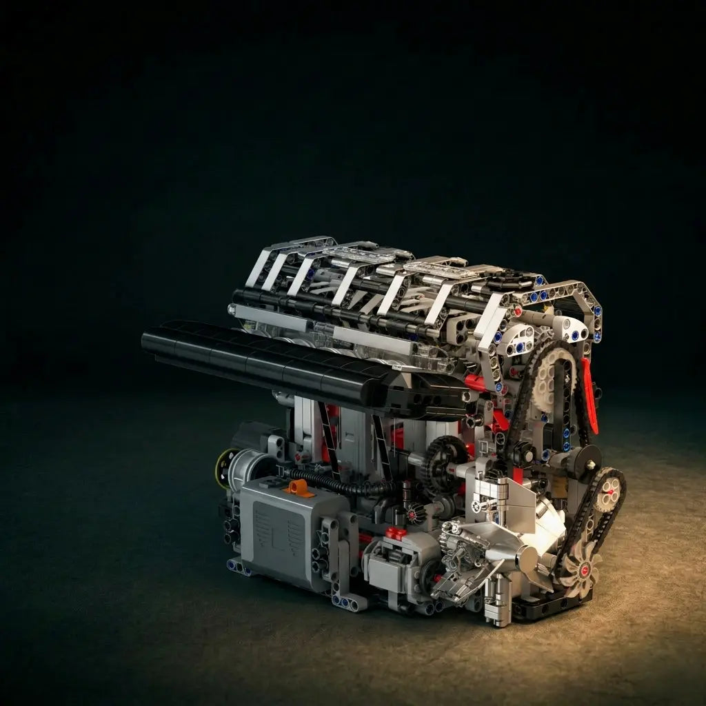 Motor a Gasolina L4 + Motor Elétrico | 1787 Peças