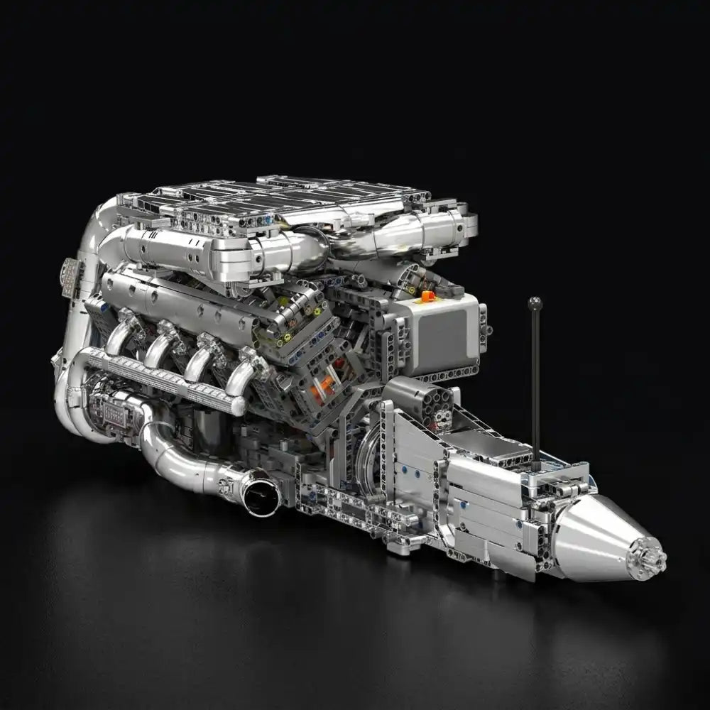 Motor W16 com Câmbio Funcional + Motor Elétrico | 2899 Peças