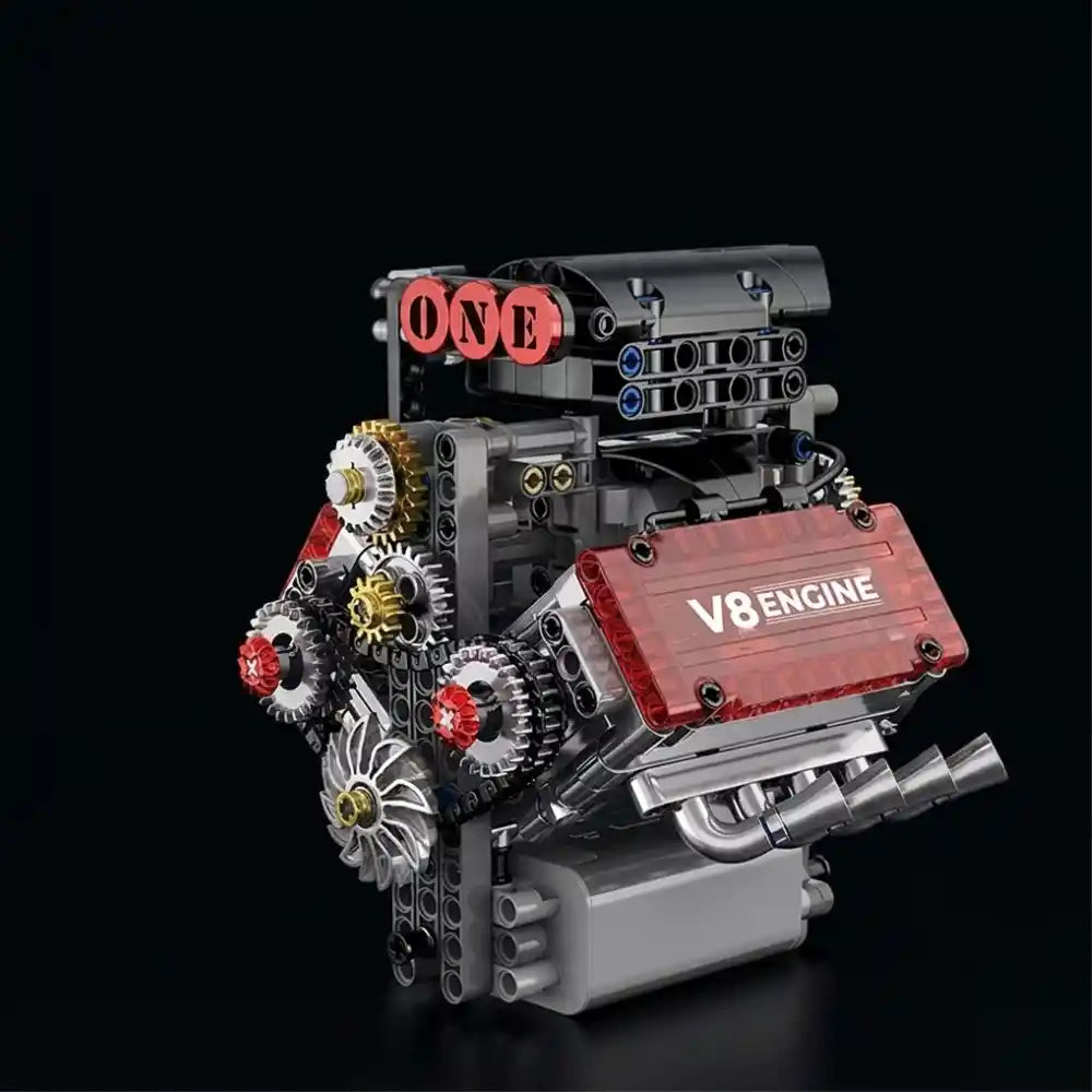 Motor V8 Engine + Motor Elétrico | 478 Peças