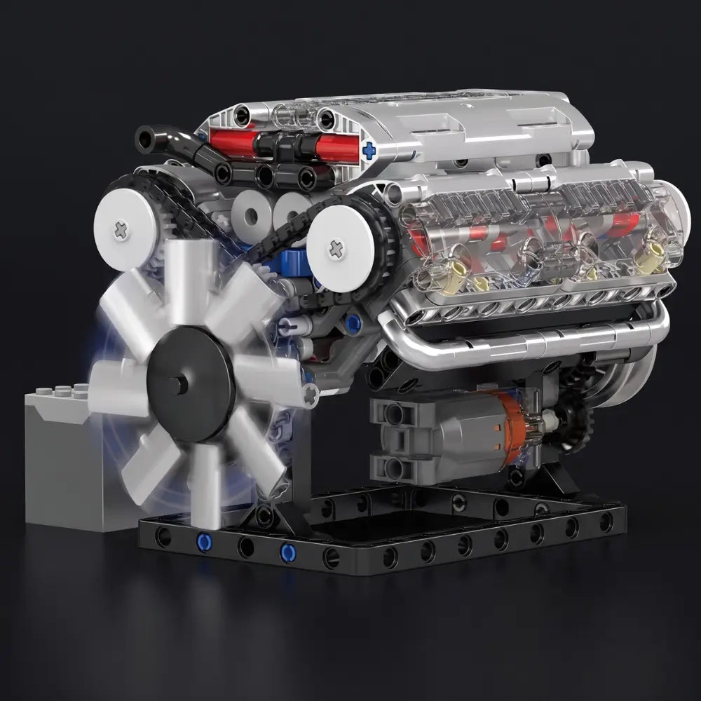 Motor V8 + Motor Elétrico  535 Peças